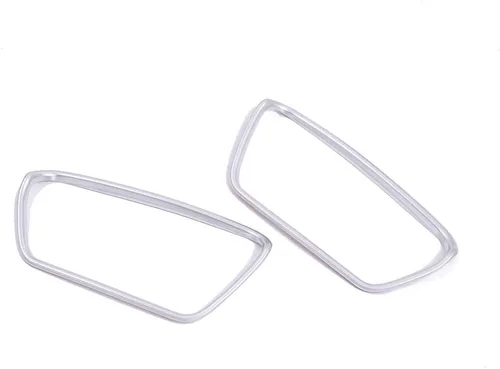 Vista 6 de YIWANG - Marco de botón de ajuste lateral del asiento ABS cromado 2 piezas para BMW X1 F48 2016-2019, para BMW Serie 1 118i 120i 125i f52, para BMW