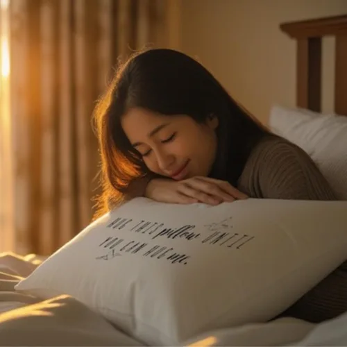 Vista 2 de Oh, Susannah Listo para regalar, abrazar esta almohada hasta que puedas abrazarme, kit de regalo de funda de almohada incluida, regalo de relación a