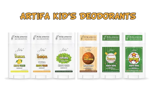 Vista 5 de Desodorante natural, sin aluminio para mujeres y hombres con probióticos, aceite de coco, manteca de karité 2.65 oz (75 g)