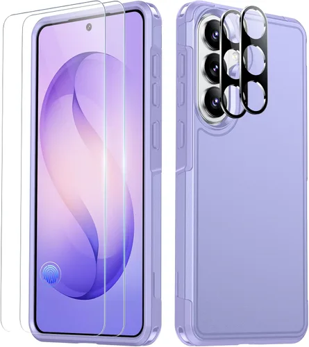 Vista 22 de SPIDERCASE Funda diseñada para Samsung Galaxy S25, [protección contra caídas de grado militar de 10 pies], paquete de 2