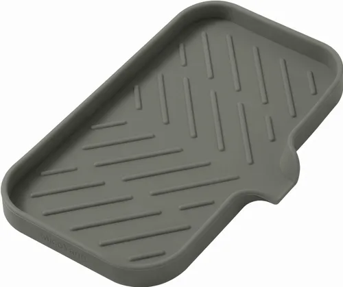 Vista 13 de MicoYang Jaboneras de Baño de Silicona con Boquilla de Drenaje - Organizador de Fregadero de Baño y Cocina, Soporte para Esponja, Bandeja de Jabón