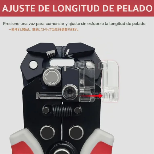 Vista 5 de BOOSDEN Herramienta pelacables automática autoajustable 3 en 1