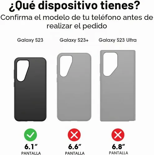 Vista 2 de OtterBox Funda para Galaxy S23 (Solo) - Serie Commuter - Don't Be Blue, Delgada y Resistente, Apta para Bolsillo - con Protección de Puertos