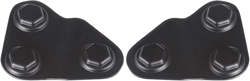 Vista 9 de YOCTM Protector de tornillo de puerta compatible con Jeep Wrangler JL JT Willys Sport S Rubicon Deluxe Sport Utility 4XE ABS negro
