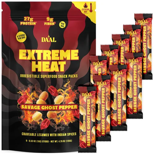 Vista 13 de Daal By Keen Aperitivos crujientes de frijol mungo – Chutney de búfalo – Proteína vegetal, alta en fibra, sin gluten, sin nueces – Mezclar