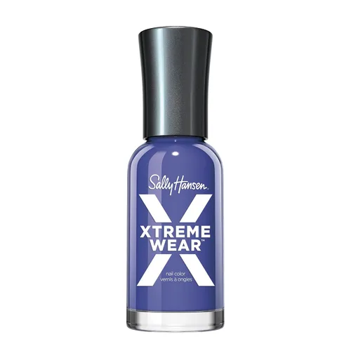 Vista 122 de Sally Hansen Xtreme Wear Esmalte de uñas sin rayas, acabado brillante, duradero, resistente a las astillas, transparente, color de uñas plateado 130