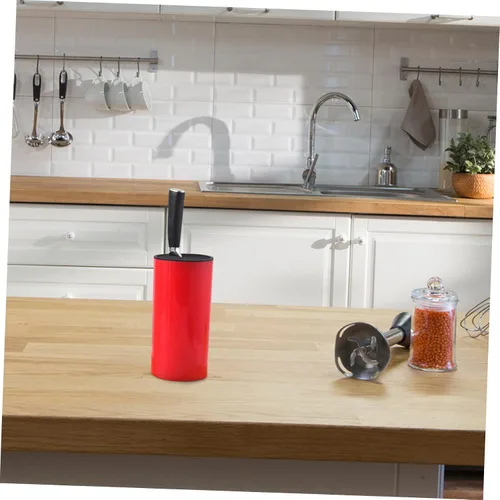 Vista 8 de KICHOUSE 1 bloque de cuchillos práctico soporte de almacenamiento de herramientas de cocina para cocina, fácil de limpiar y mantener