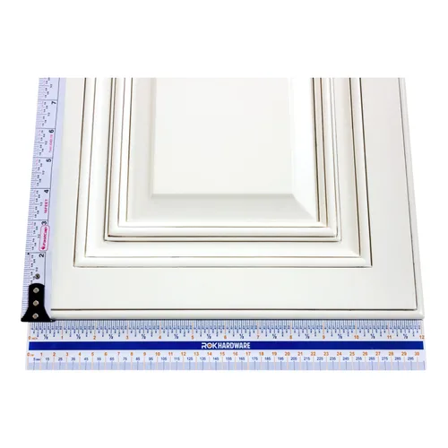 Vista 4 de Rok Hardware de medición de plástico Flexi 12" fácil lectura inglesa métrica 12.008 in regla convertidor, ROKRULER2