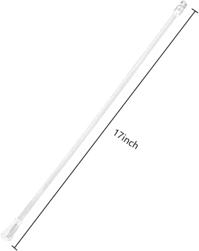 Vista 2 de Khakho 6 piezas de repuesto para persianas verticales, accesorios para abridor de persianas, barra de control de barra vertical, varilla de repuesto