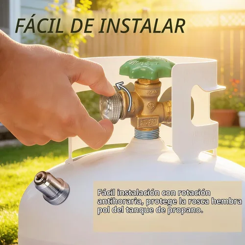 Vista 5 de POL VALVE - Tapones magnéticos protectores para tanque de propano