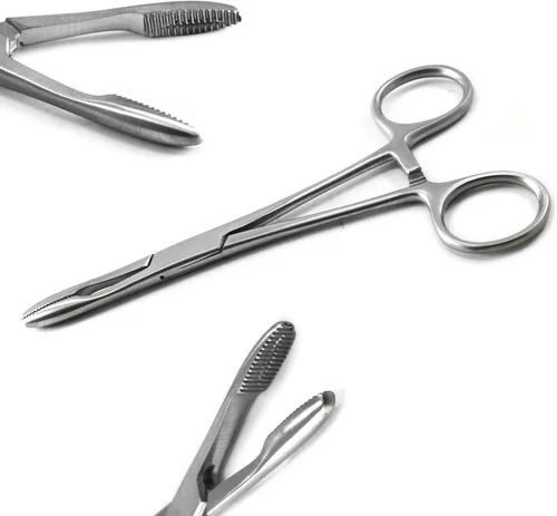 Vista 26 de MEDSPO Pinzas Profesionales Portaagujas Quirúrgico Dental Médico Ortopédico con Bloqueo Sutura Veterinaria Restaurativa Instrumentos