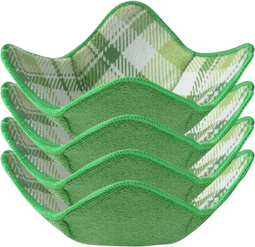 Vista 16 de Aticca Juego de Soportes Acogedores para Ollas de Microondas para Alimentos Calientes, Juego de 4 Almohadillas Calientes para Tazas de Caldo