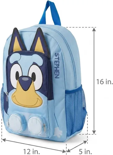 Vista 5 de DIBSIES Mochila personalizada de personajes creada con mochila Bluey