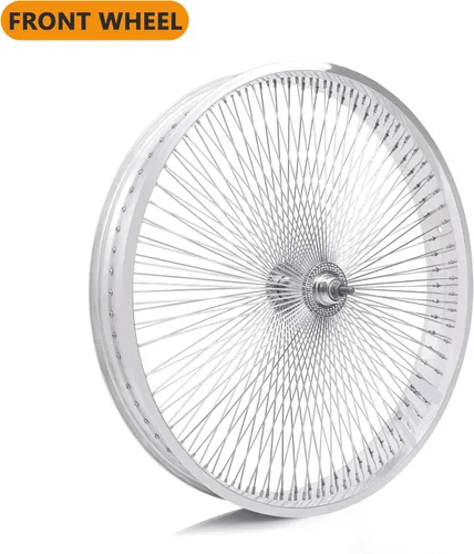 Vista 3 de Tracer WH-TR9529140 29" x4.0 Polish Rims Wheel Set Front & Rear for Single Speed, Coaster Brake/Disc Brake Option