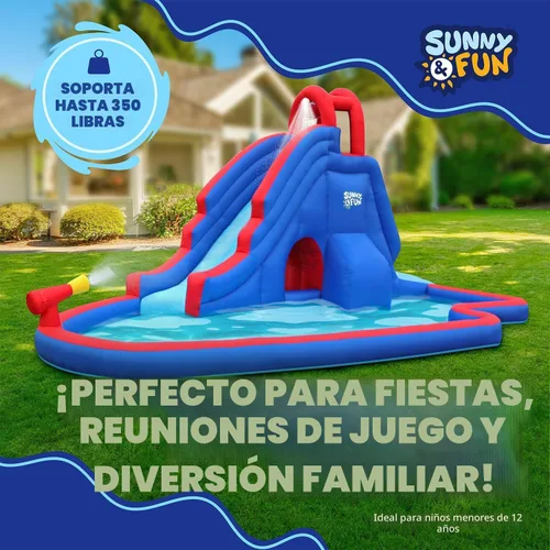 Vista 5 de Sunny & Fun - Parque inflable de tobogán acuático de lujo