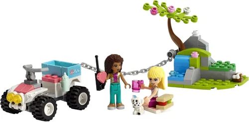 Vista 2 de LEGO Friends Vet Clinic Rescue Buggy 41442 Kit de construcción; juguetes coleccionables de Clínica veterinaria para niños de 6 años en adelante