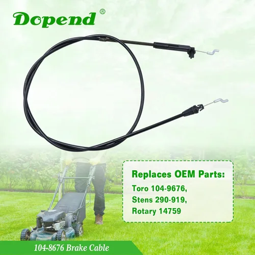Vista 3 de 104-8676 Cable de freno para Toro Recycler 22" Cable del acelerador 20013, 20014, 20016, 20017, 20018, 20031, 20041, 20047, Reemplaza cable de freno