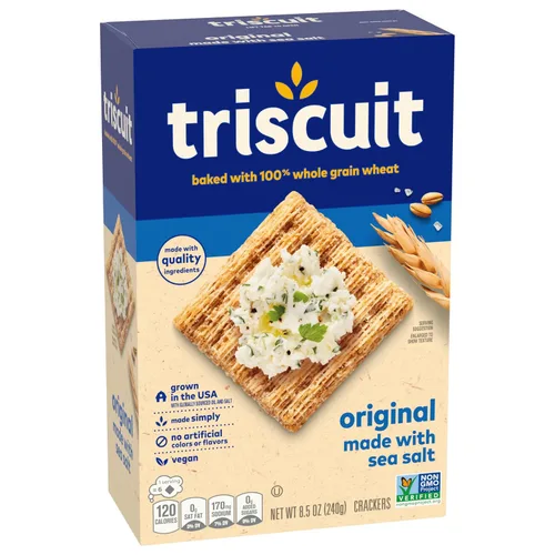 Vista 15 de Triscuit Galletas de trigo integrales originales de grano entero, cajas de 12 a 8.5 onzas