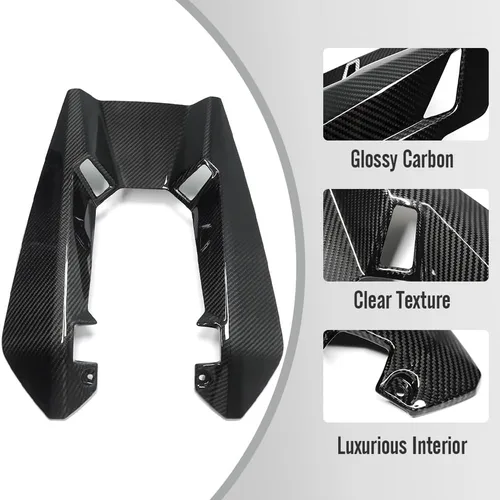 Vista 3 de Cubierta de motor de fibra de carbono seca para Chevy Corvette C8 Z06 Coupé solo 2023 2024 2025 2026, para panel de salida de entrada de aire C8