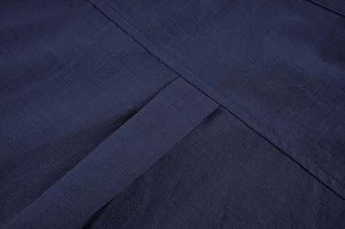 Vista 8 de Ryannology Guayabera - Camisas de lino de manga corta con botones para hombre, estilo casual, playa, campamento cubano, camisa mexicana para hombre