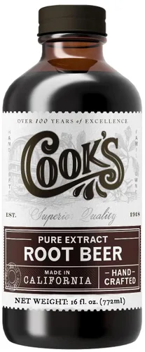 Vista 137 de Cook's, Sabor puro de vainilla sin alcohol, para cocinar, hornear, postres, extracto alternativo de vainilla de Madagascar sin alcohol, 8 onzas
