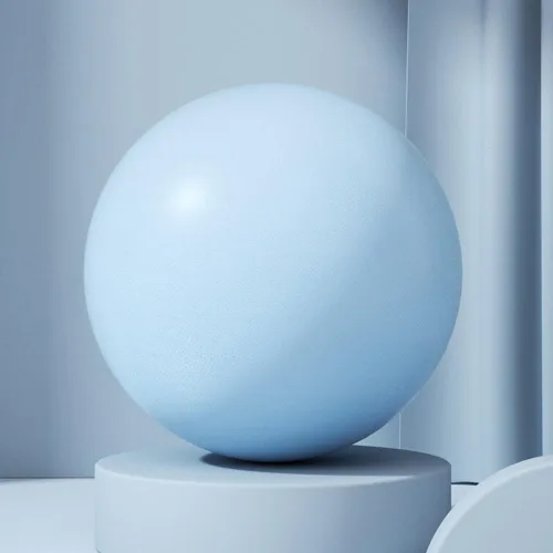 Vista 2 de Pelota de pilates de 9 pulgadas, pelota de yoga antideslizante, para mini gimnasio en casa, yoga, pilates, entrenamiento de núcleo, entrenamiento