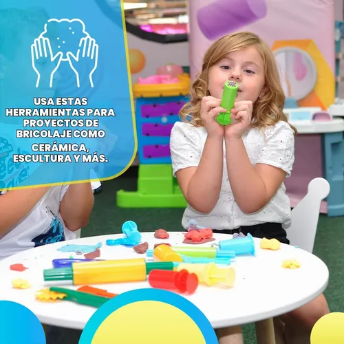 Vista 6 de DIMROM Herramientas para arcilla y plastilina Juego de 12 piezas - A partir de 3 años (12 piezas)