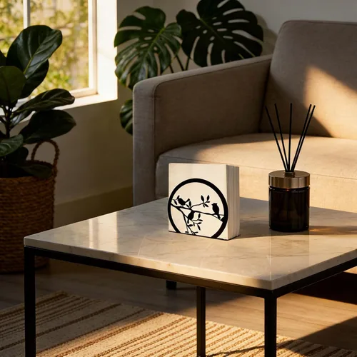 Vista 7 de Servilletero de pájaro negro, servilleta de metal para servilleta de papel y toalla de papel, bonito dispensador de servilletas plano decorativo
