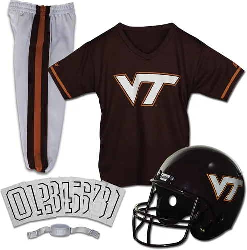 Vista 28 de Franklin Sports NCAA - Conjunto de uniforme de fútbol americano para niños, camiseta de fútbol universitario, casco + pantalones para niños y niñas