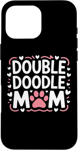 Vista 19 de Double Doodle Mom Doodle Dog Parent Family Canine Enthusiast Case for iPhone 16