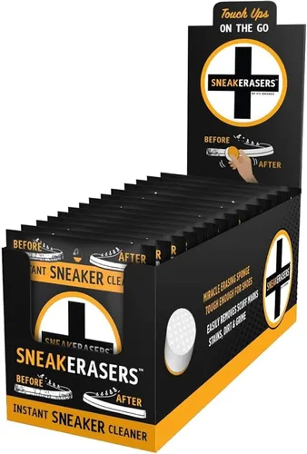 Vista 8 de SneakERASERS Instant Sneaker Cleaner Sponge, Effective Shoe Cleaning for White Sneakers, Tennis Shoes