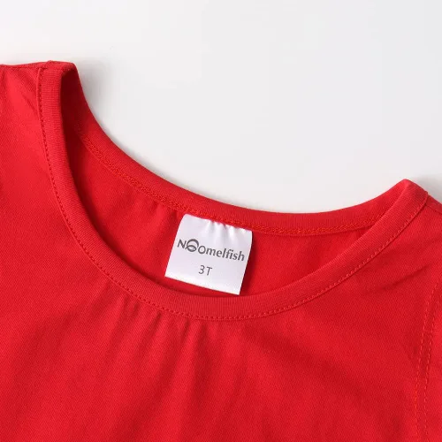 Vista 7 de Noomelfish Vestido de verano de algodón sin mangas con dobladillo de pañuelo para niñas (3-12 años)