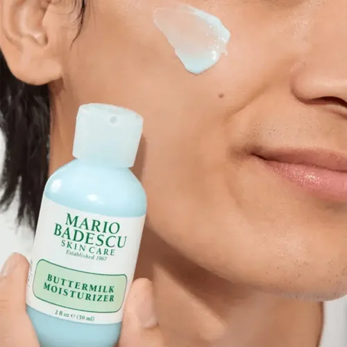 Vista 2 de Mario Badescu Crema hidratante facial con suero de leche para mujeres y hombres, hidratante facial ideal para pieles mixtas o secas, crema facial