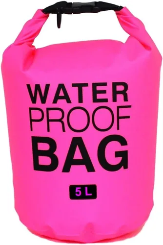 Vista 3 de Adoretex Bolsa seca portátil de rafting impermeable plegable bolsa de almacenamiento de natación 5L (7 "x16")