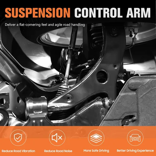 Vista 5 de Brazos de control delanteros superiores e inferiores aptos para Jeep Commander 2006-2010, Grand Cherokee (excluye SRT8) 2005-2010, 12 kits