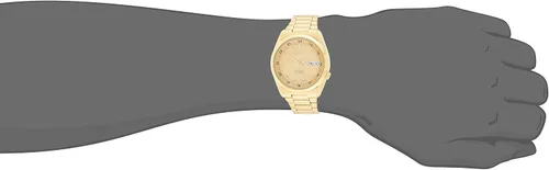 Vista 4 de Seiko Seiko 5 reloj automático de los hombres del dial de oro SNK574J1
