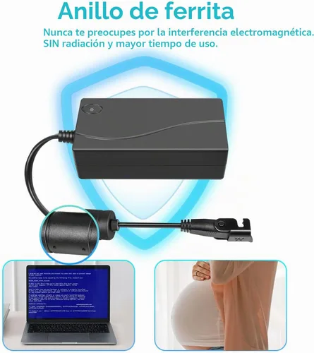 Vista 3 de Fuente de alimentación reclinable Sopito Wide AC/DC 100-240V - con cable de extensión de 6.6 pies, transformador de 29 V 2 A, conector de 2 pines