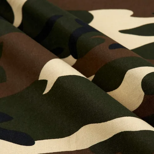 Vista 2 de Algodón Broadcloth Camuflaje, Tela por yarda