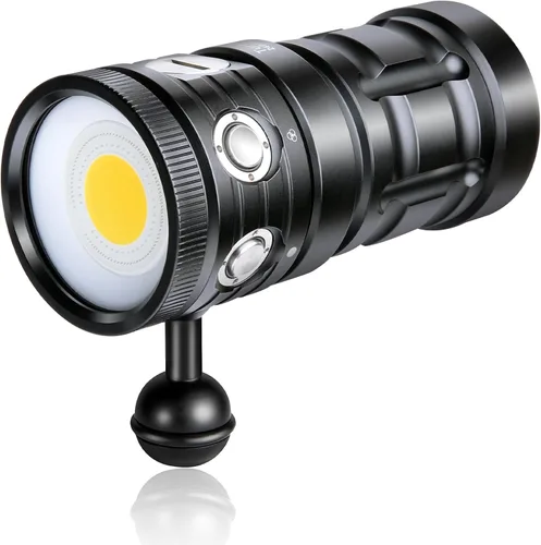 Vista 8 de Luz de buceo, LetonPower TS S 10000Lumens 3,280.8 ft luz de video subacuática, linterna de buceo, linterna impermeable con carga tipo C para Turbo S