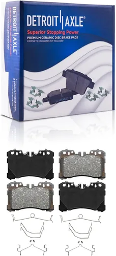 Vista 10 de Detroit Axle - Pastillas de Freno Delantero para Nissan Altima Maxima Sentra 350Z Cube Juke Versa INFINITI G35 I30 I35 Suzuki SX4 Crossover