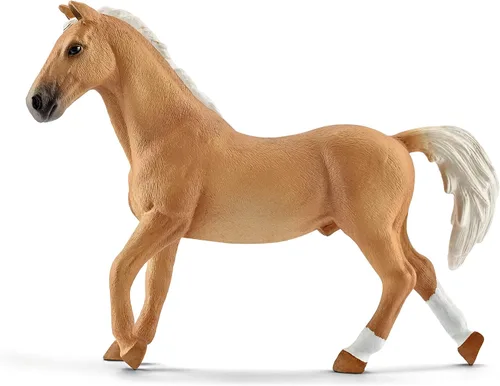 Vista 3 de Schleich Farm World - Juego de carreras de rodeo de 2 barriles, juego de carreras de rodeo con vaquera y caballo, juguetes y accesorios realistas