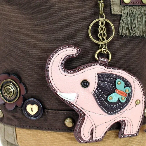 Vista 2 de Chala Patch - Bolso cruzado para mujer, color marrón oscuro