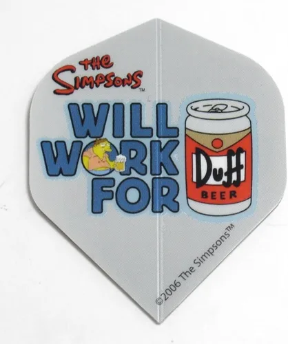 Vista 4 de 3 juegos (9 vuelos) Simpsons Bart Homer Duff Standard Dart Vuelos - Colección 3