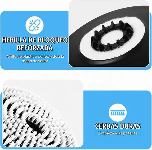 Vista 3 de Almohadillas de repuesto para trapeador de vapor Shark Steam and Scrub S7/8