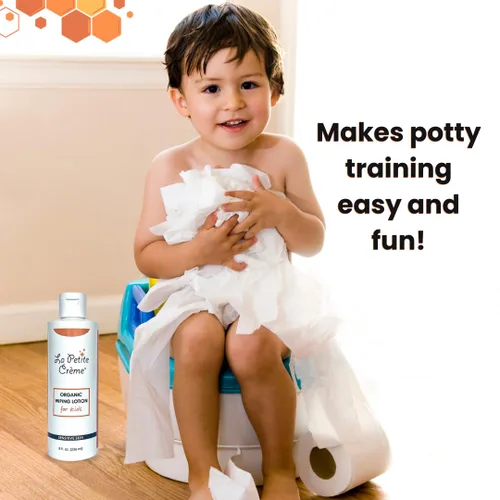 Vista 3 de La Petite Creme French Premium Liniment Loción limpiadora para niños (8 onzas) - Solución de entrenamiento para ir al baño - Limpiador e hidratante