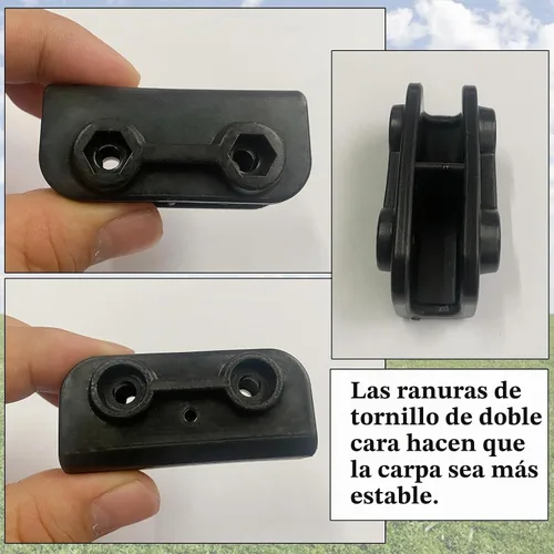 Vista 3 de 4 piezas de repuesto para kiosco emergente de 2 vías, piezas de repuesto para tienda de campaña, piezas de repuesto para toldo con soporte
