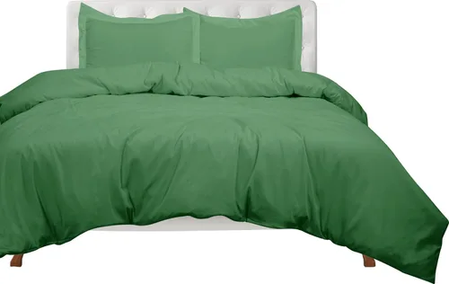 Vista 12 de ROYALE LINENS Funda de edredón negra tamaño individual – Fundas de edredón de 2 piezas – Cierre de cremallera – 1 funda de edredón individual de 68