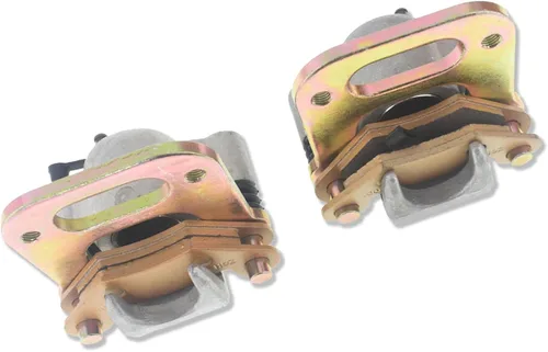 Vista 6 de Pinza de freno delantera izquierda derecha con pastillas de repuesto para Polaris 400L Big Boss 350L 400L 500 Diesel Magnum Sportsman Trail Boss