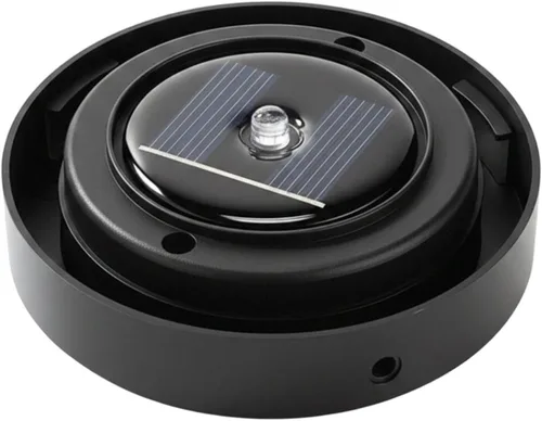 Vista 12 de Solar Light Replacement Components, 3.2" Waterproof Solar Panel Top with Warm White Led, Universal Inserts for Outdoor Lanterns for Updating and