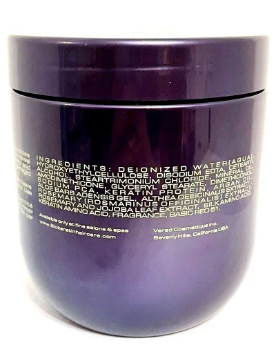 Vista 4 de Mascarilla para el cabello morado con queratina bio 16.9 fl oz
